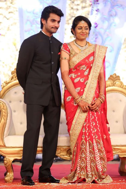 Hero-Aadi-Wedding-Reception-Photos